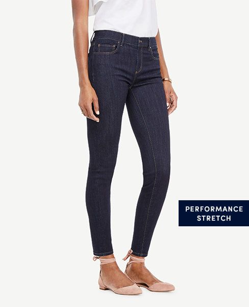Ann Taylor Modern All Day Skinny Jeans in Evening Sea Wash | Ann Taylor (US)
