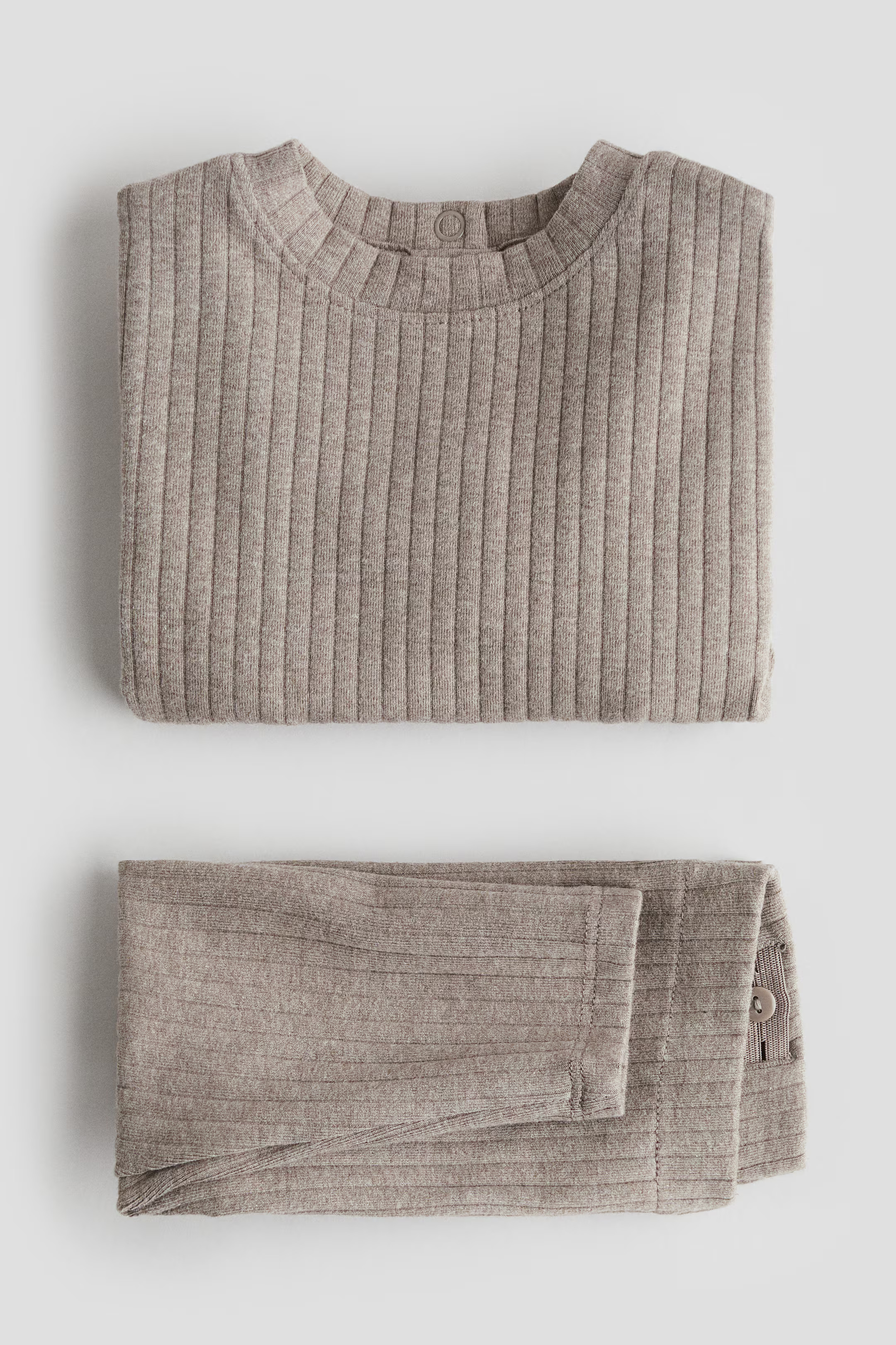 2-Piece Ribbed Cotton Set | H&M (US + CA)