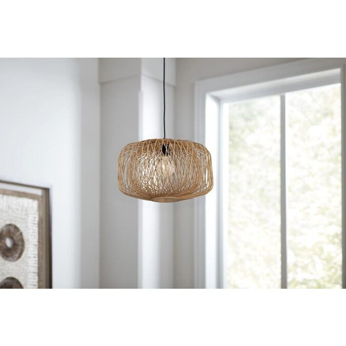 allen + roth Harlowe Black Traditional Globe Pendant Light Lowes.com | Lowe's