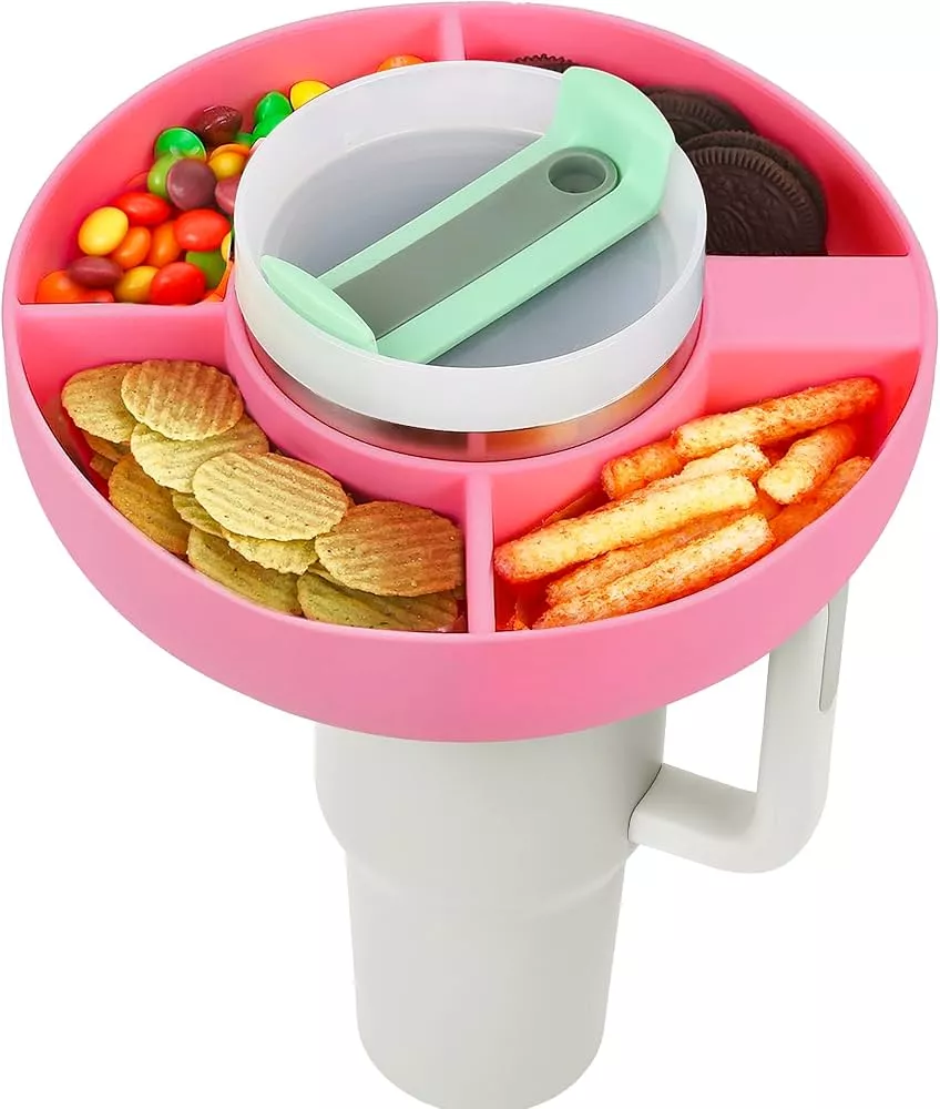 Silicone Snack Ring, 40 Ounce Cup With Handle, 40 Ounce Cup Snack