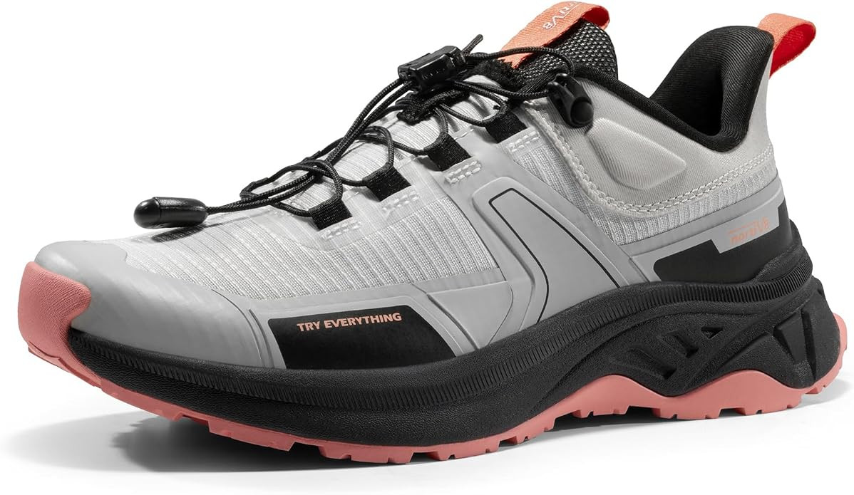 NORTIV 8 Women's Lightweight Hiking Shoes Quick Lace | Amazon (US)