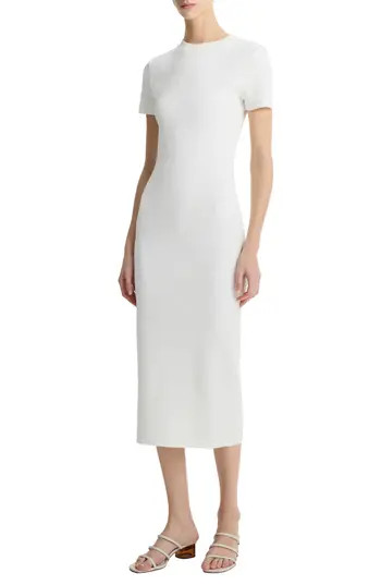 Vince Ribbed Body-Con Sweater Dress in Off White at Nordstrom Rack, Size Medium | Nordstrom Rack