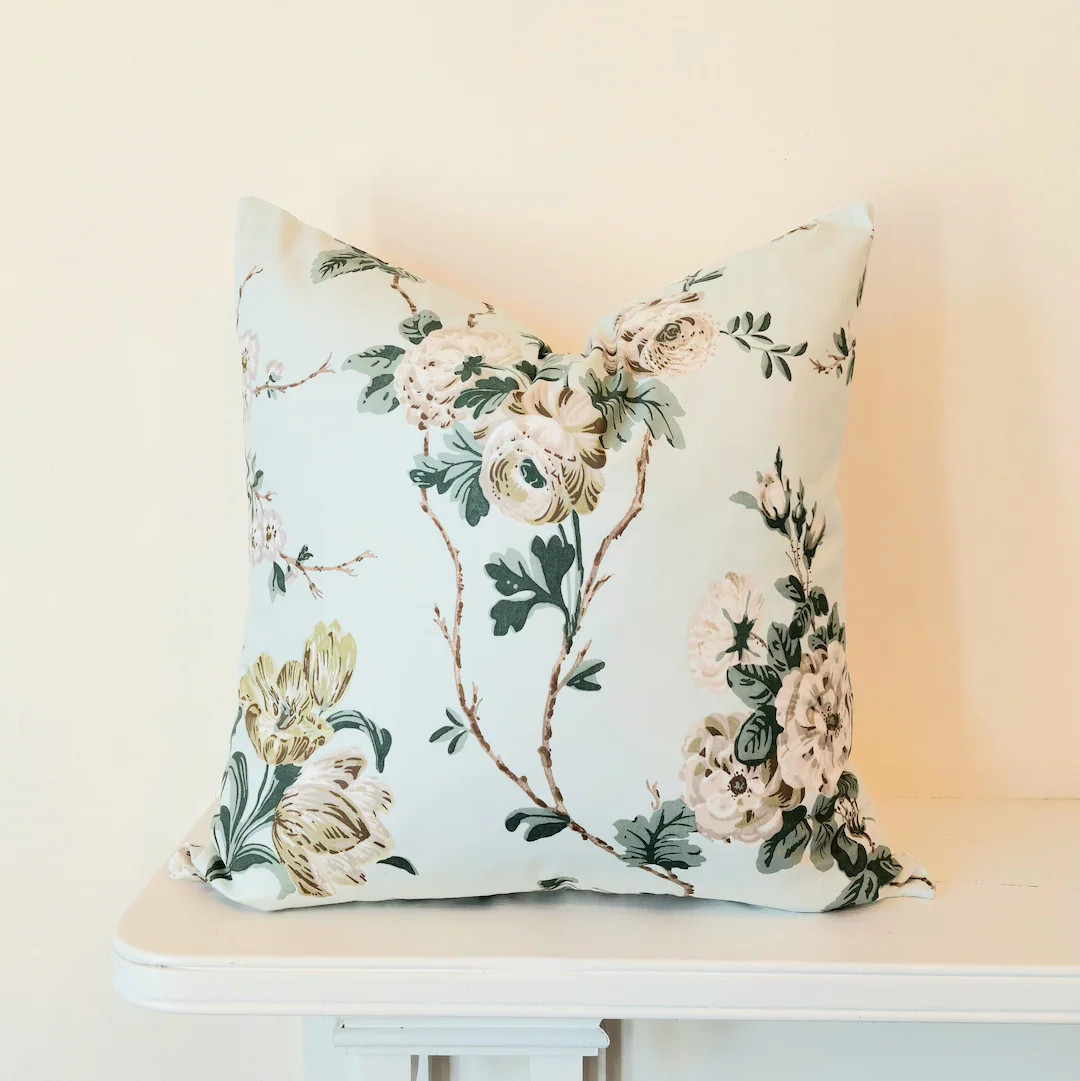 Betty Chintz Pillow Cover Schumacher - Etsy | Etsy (US)