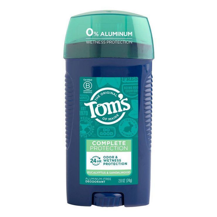 Tom's of Maine Complete Protection Deodorant - Eucalyptus & Sandalwood - 2.6oz | Target
