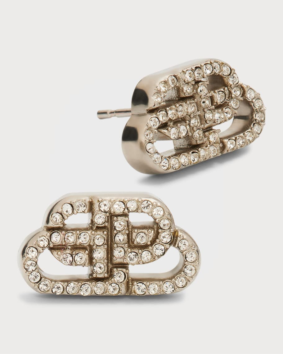 Balenciaga BB Stud Extra-Small Earrings | Neiman Marcus