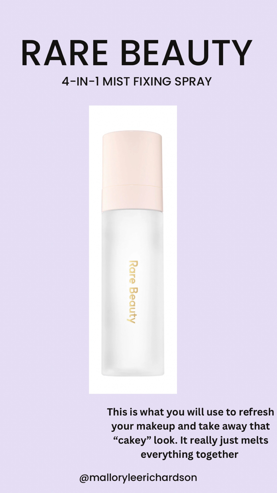 Best fixing spray that will make your makeup refreshed and not cakey! Rare beauty mist 

#LTKbeauty #LTKHolidaySale #LTKstyletip