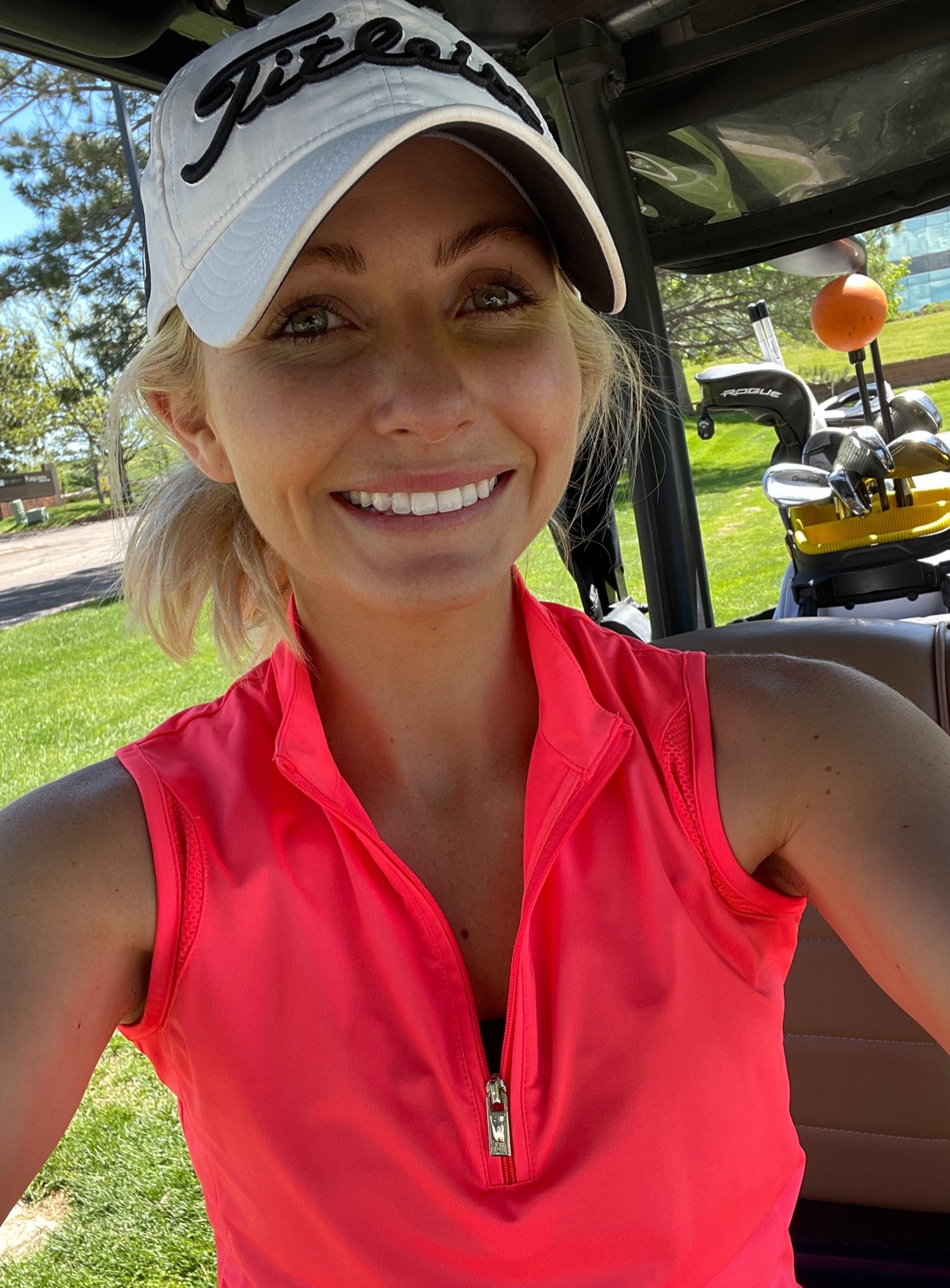love being on the golf course. ballcap and cute top and skirt, i’m good to go! 

#LTKbeauty #LTKfit #LTKunder100
