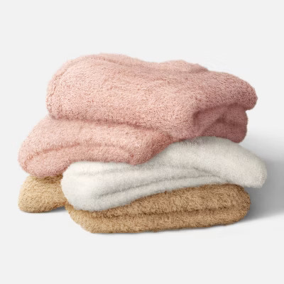 Solid Boucle Faux Shearling Throw Blanket - Room Essentials™ | Target