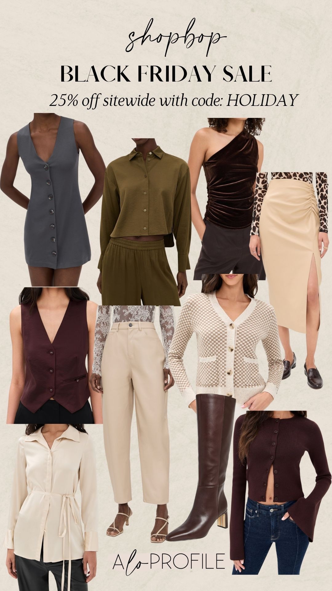 Shopbop Black Friday Sale✨25% off sitewide with code: HOLIDAY

#LTKGiftGuide #LTKCyberWeek