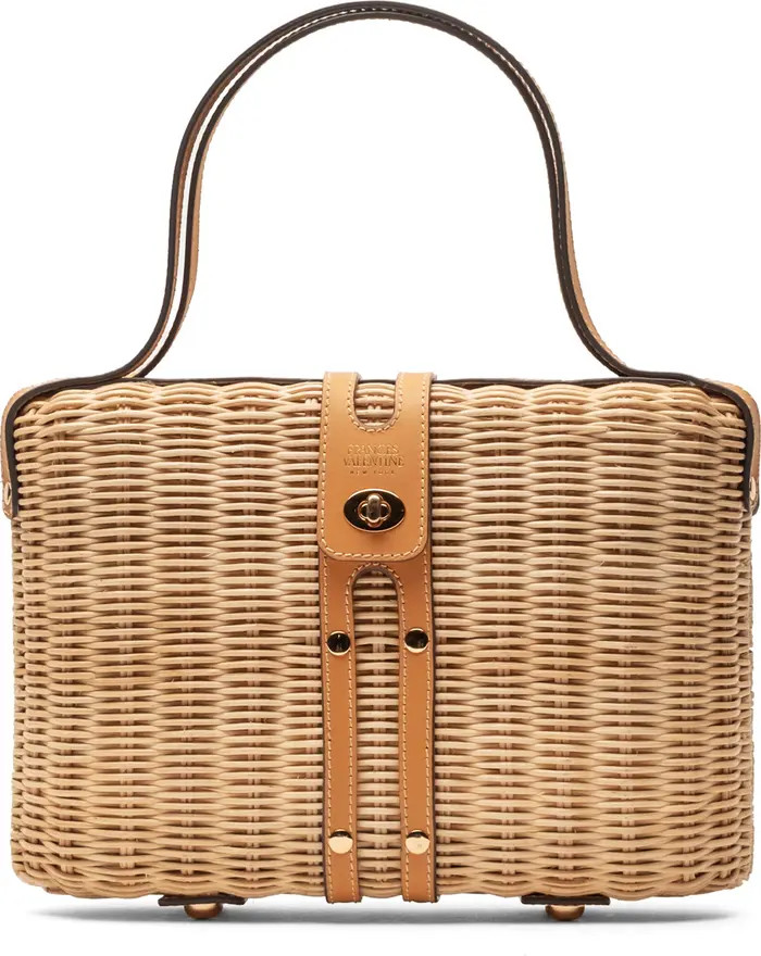 The Holland Woven Wicker Satchel | Nordstrom