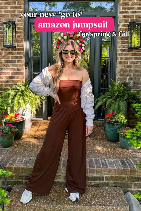 Amazon jumpsuit cotton with Abercrombie zip up hoodie 
Warby Parker sunglasses prescription 

#LTKsalealert #LTKfindsunder50 #LTKstyletip