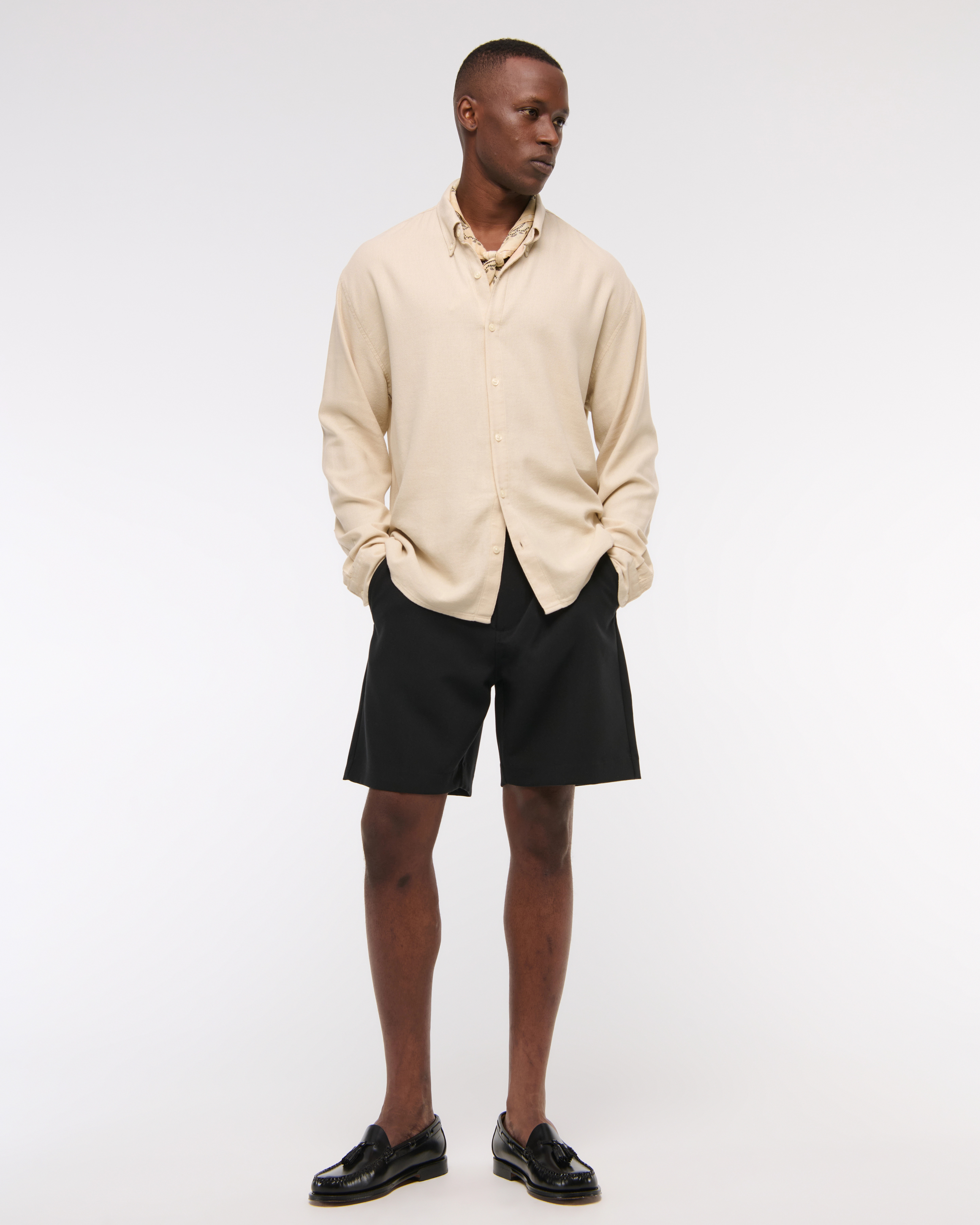 Fixed Waist Dressy Short | Abercrombie & Fitch (US)