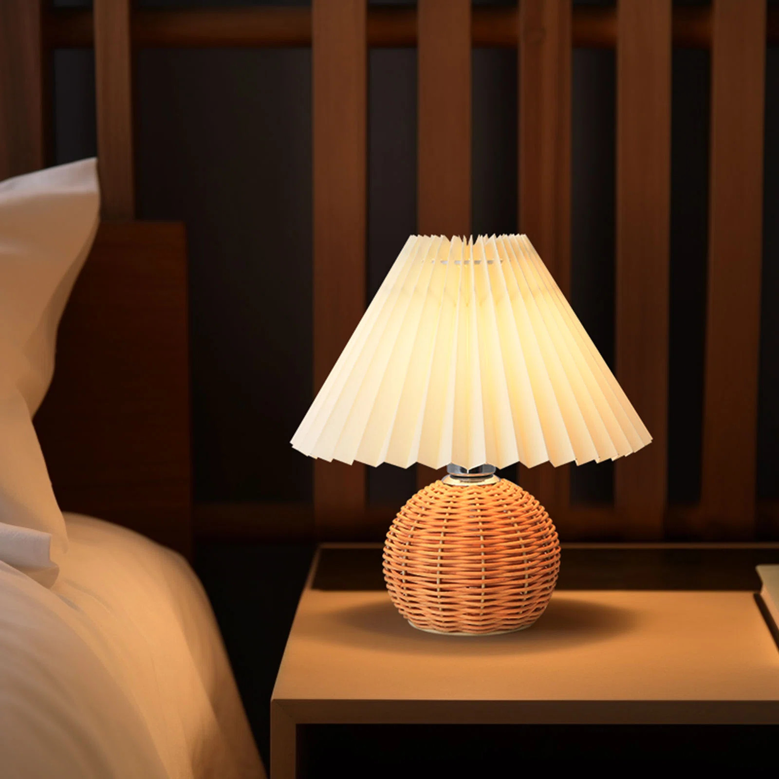 9.84" Pleated Table Lamp | Wayfair North America