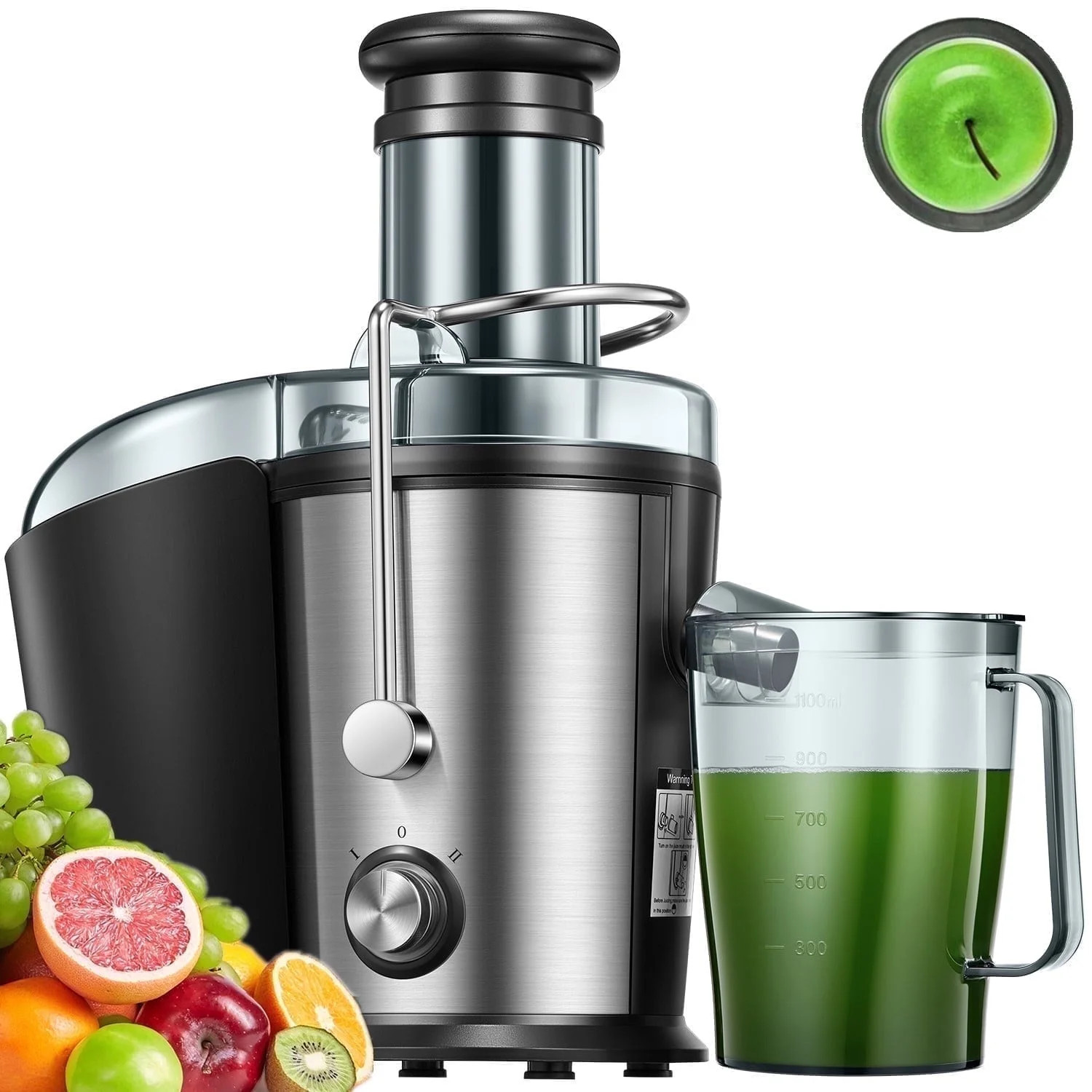 Centrifugal Juicers Machine Ultra Power 800W for Whole Fruits & Vegetables, Dual Speed Juice Extr... | Walmart (US)