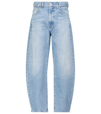 Calista Curve high-rise tapered jeans | Mytheresa (US/CA)