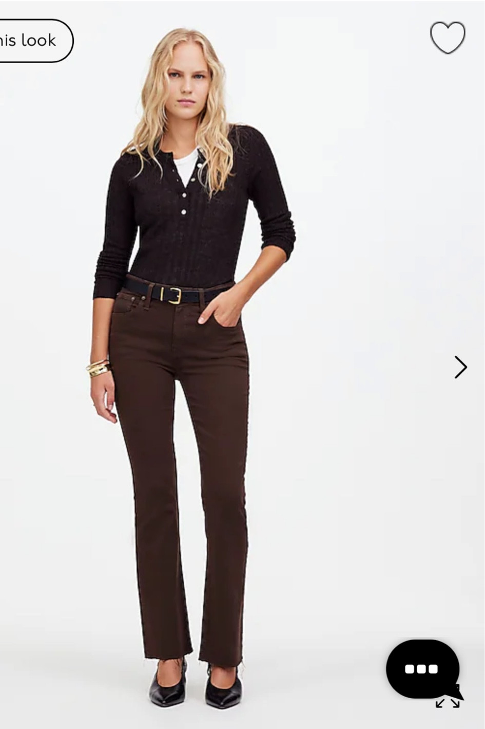 Perfect pair of kick out flare jeans in Fall color! 

#LTKxMadewell #LTKSeasonal #LTKSaleAlert