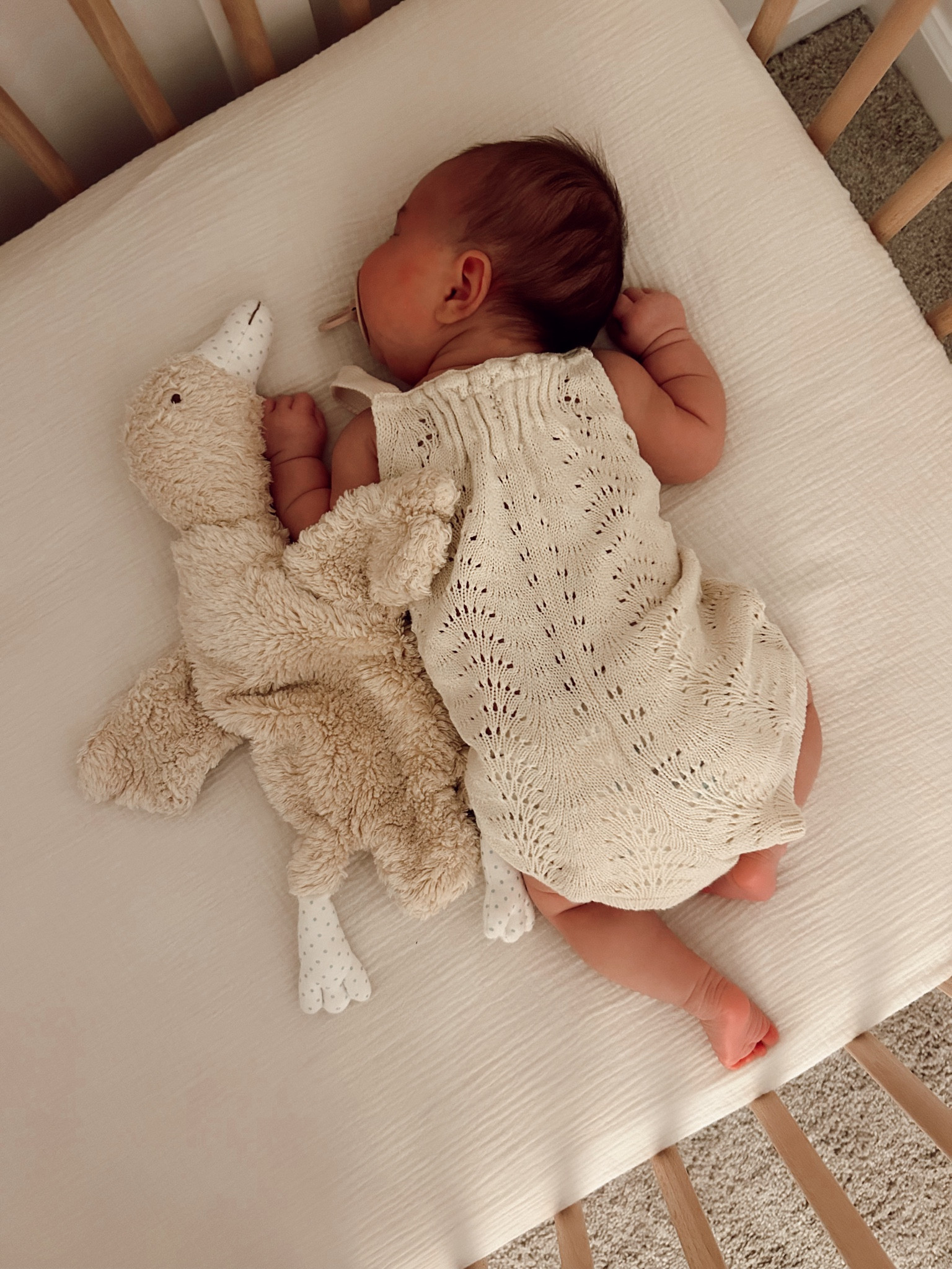 🫶🏼🫶🏼🫶🏼

#newborn #knitwear #lovey #goose #pacifier #crib #nursery #nurseryinspo #nurseryinspiration #neutralbaby #babyclothes

#LTKBaby #LTKKids #LTKBump