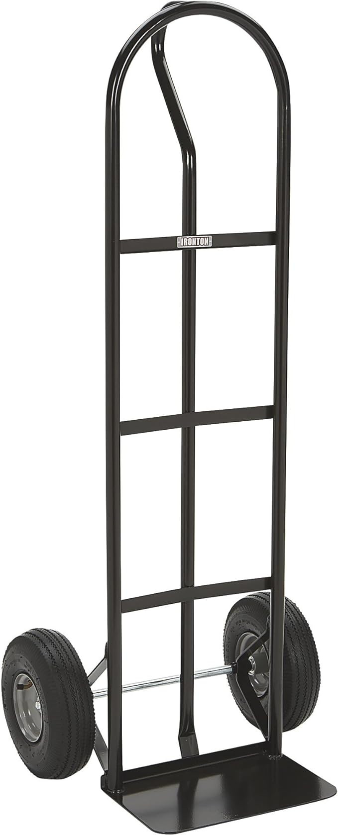 Ironton Steel Pneumatic Hand Truck Dolly - 600-Lb. Capacity, 10in. Tires, Powder-Coat Finish | Amazon (US)
