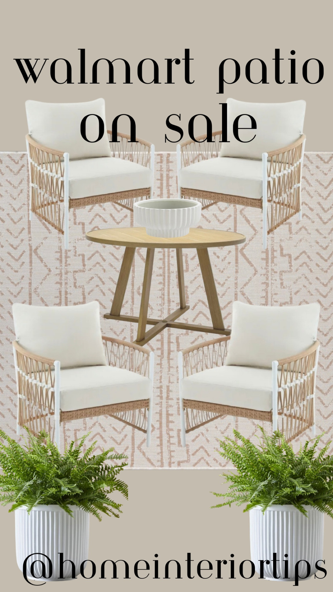 Walmart patio on sale!  

#LTKhome