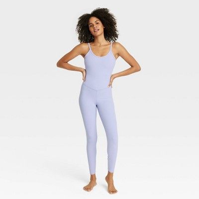 Women's Rib Full Length Bodysuit - All in Motion™ | Target