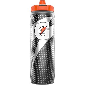 Gatorade Insulated Plastic Squeeze Bottle For Sports, Black, 30oz | Amazon (US)