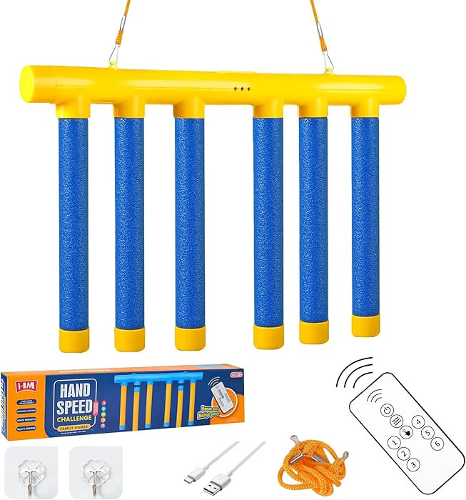 ATG Reflex Drop Sticks Challenge Game with Remote Control - 3 Adjustable Speed Modes Hand-Eye Coo... | Amazon (US)