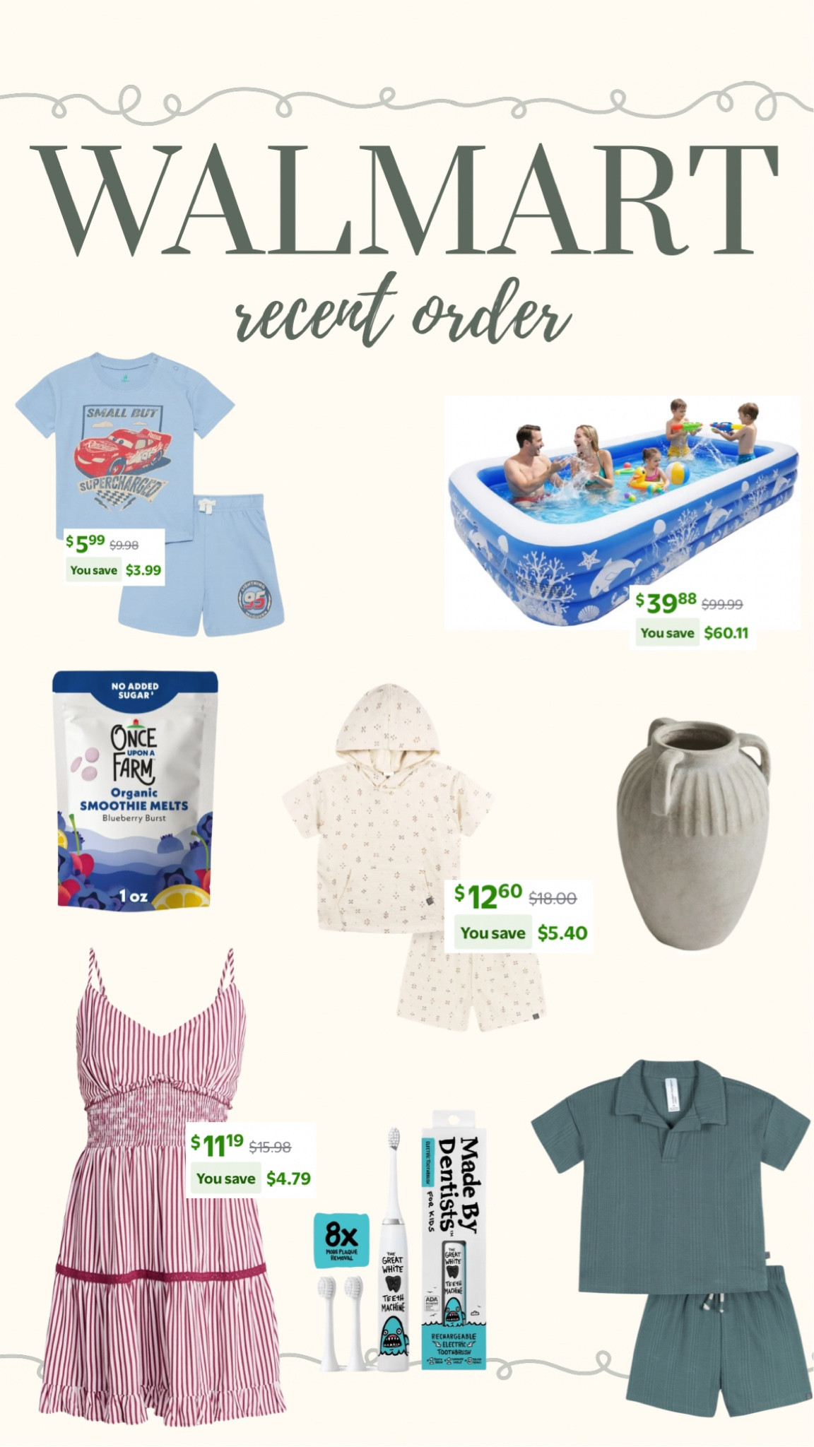 Walmart recent order 🛍️

#LTKSaleAlert #LTKSeasonal #LTKmomlife