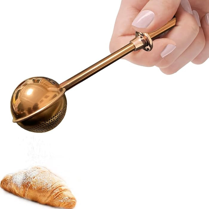 JETKONG Powdered Sugar Shaker Duster Flour Dispenser Shaker with 18/8 Stainless Steel Spring-oper... | Amazon (US)