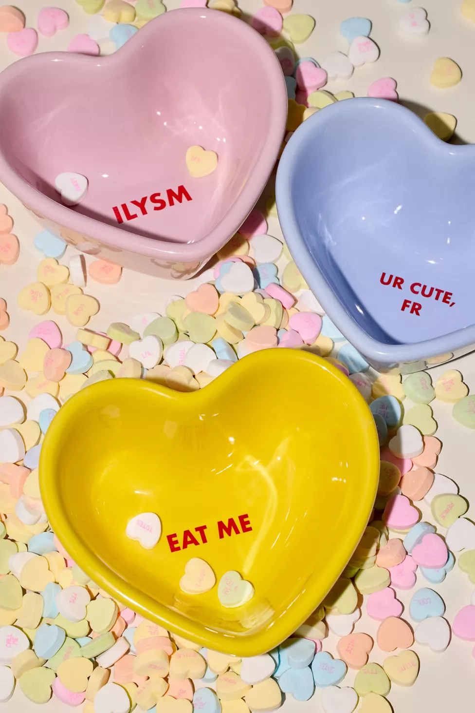 Conversation Heart Snack Bowl | Urban Outfitters (US and RoW)