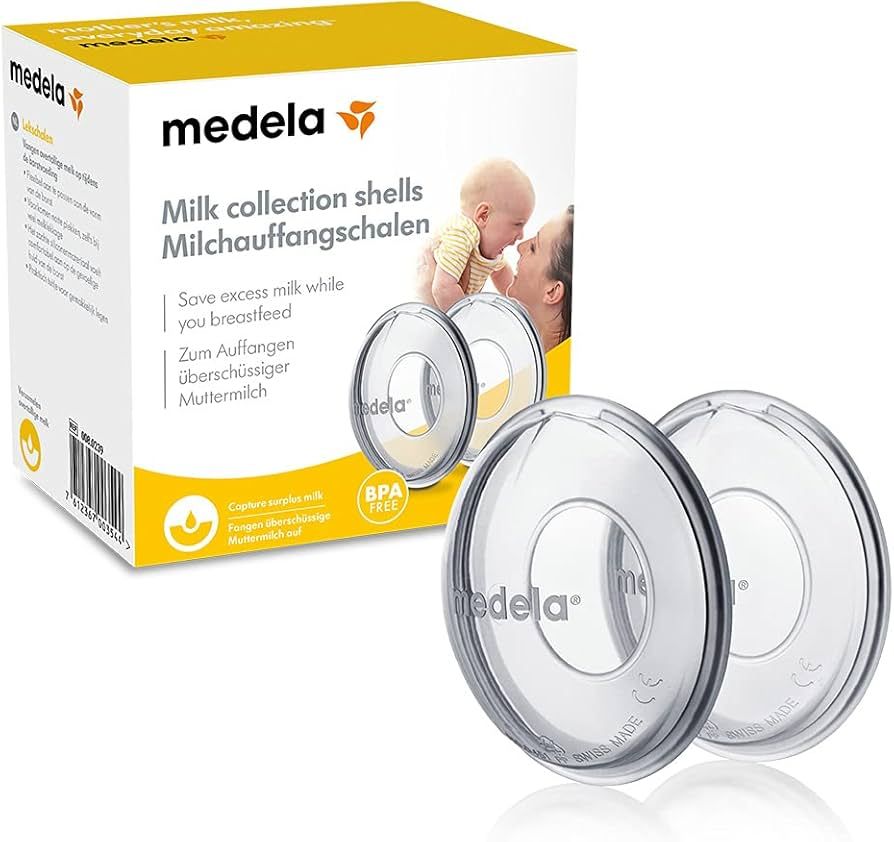 Medela Milchauffangschalen – BPA-frei, aus weichem, flexiblem Silikon – 2er-Set | Amazon (DE)