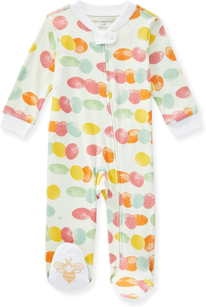 Burt's Bees Baby Baby Boys' Sleep and Play Pjs, 100% Organic Cotton One-Piece Romper Jumpsuit Zip... | Amazon (US)