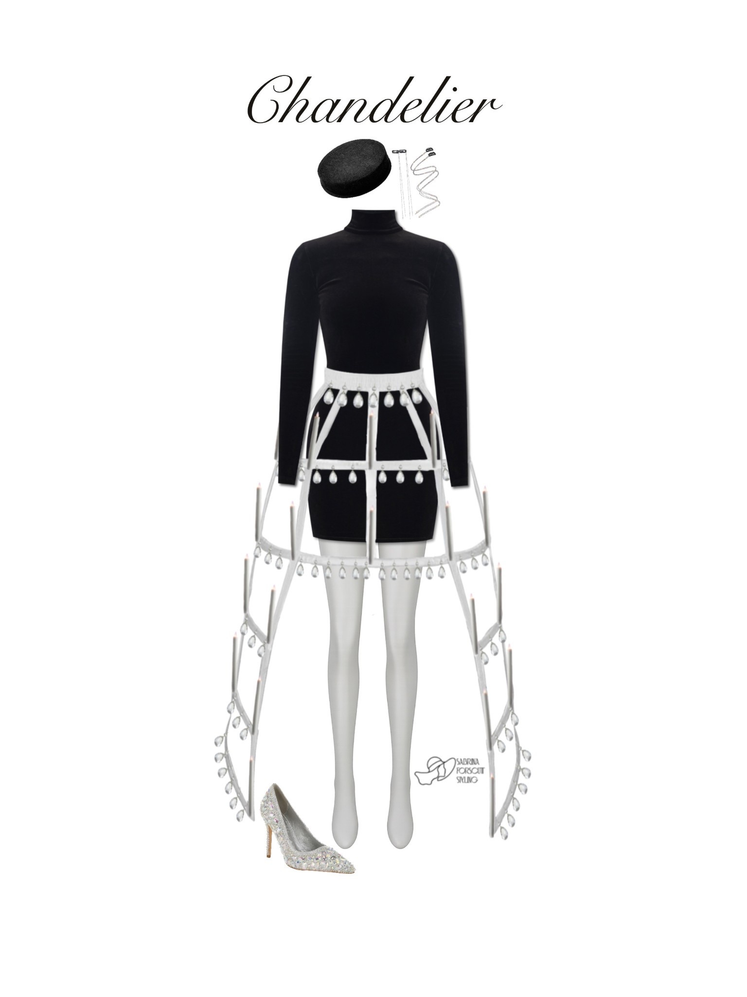 Day 13/31 Halloween Costume Ideas: Haunted Chandelier!!! The most random yet insanely cool Halloween costume idea. And a great one if you’re a DIYer who wants to create something beautiful for Halloween  

#LTKPlusSize #LTKStyleTip #LTKHalloween