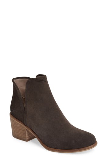 Women's Hinge Barris Block Heel Bootie, Size 9 M - Grey | Nordstrom