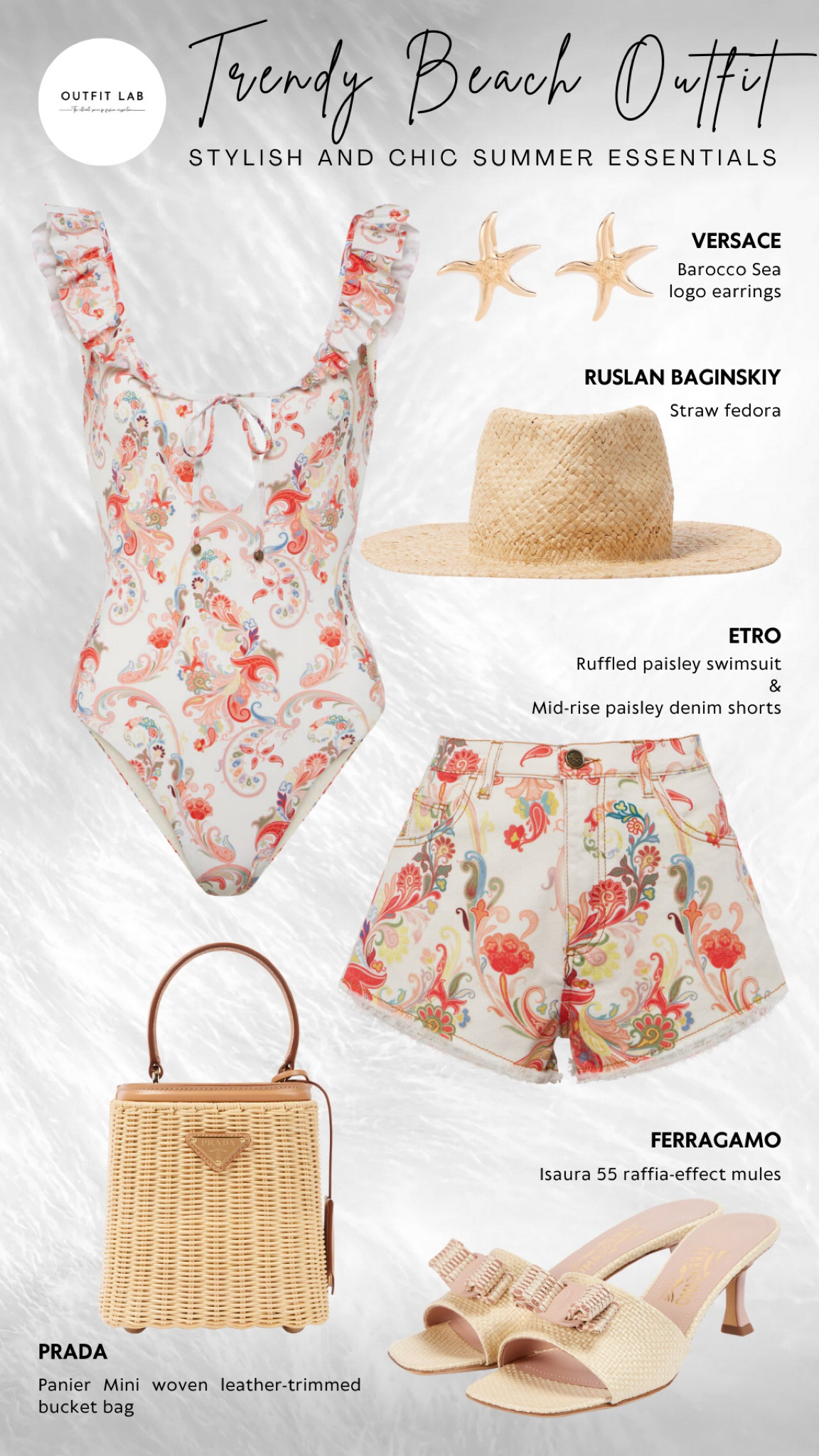 ⭐️Shop Now: Trendy Beach Outfit - Stylish and Chic Summer Essentials⭐️

Elevate your beach style with this trendy and chic beach outfit! Featuring an elegant Etro swimsuit and matching shorts, this ensemble is perfect for a day by the water. Top off your look with a stylish Ruslan Baginskiy fedora and step into comfort with Ferragamo mules. Carry your essentials in a fashionable Prada bag. Shop now to enhance your summer wardrobe with these must-have beach essentials!

#LTKSwim #LTKStyleTip #LTKSeasonal