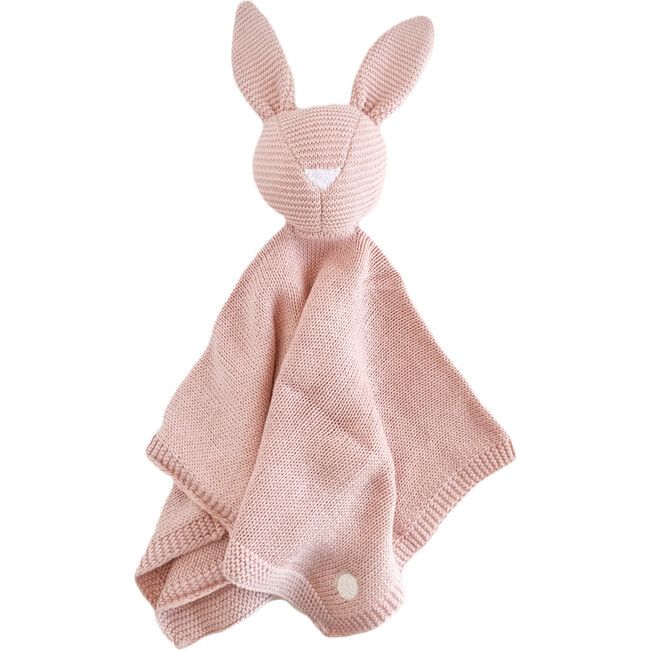 Bunny Baby Lovey Cuddle Cloth Blanket Toy Gift, Blush Pink | Maisonette