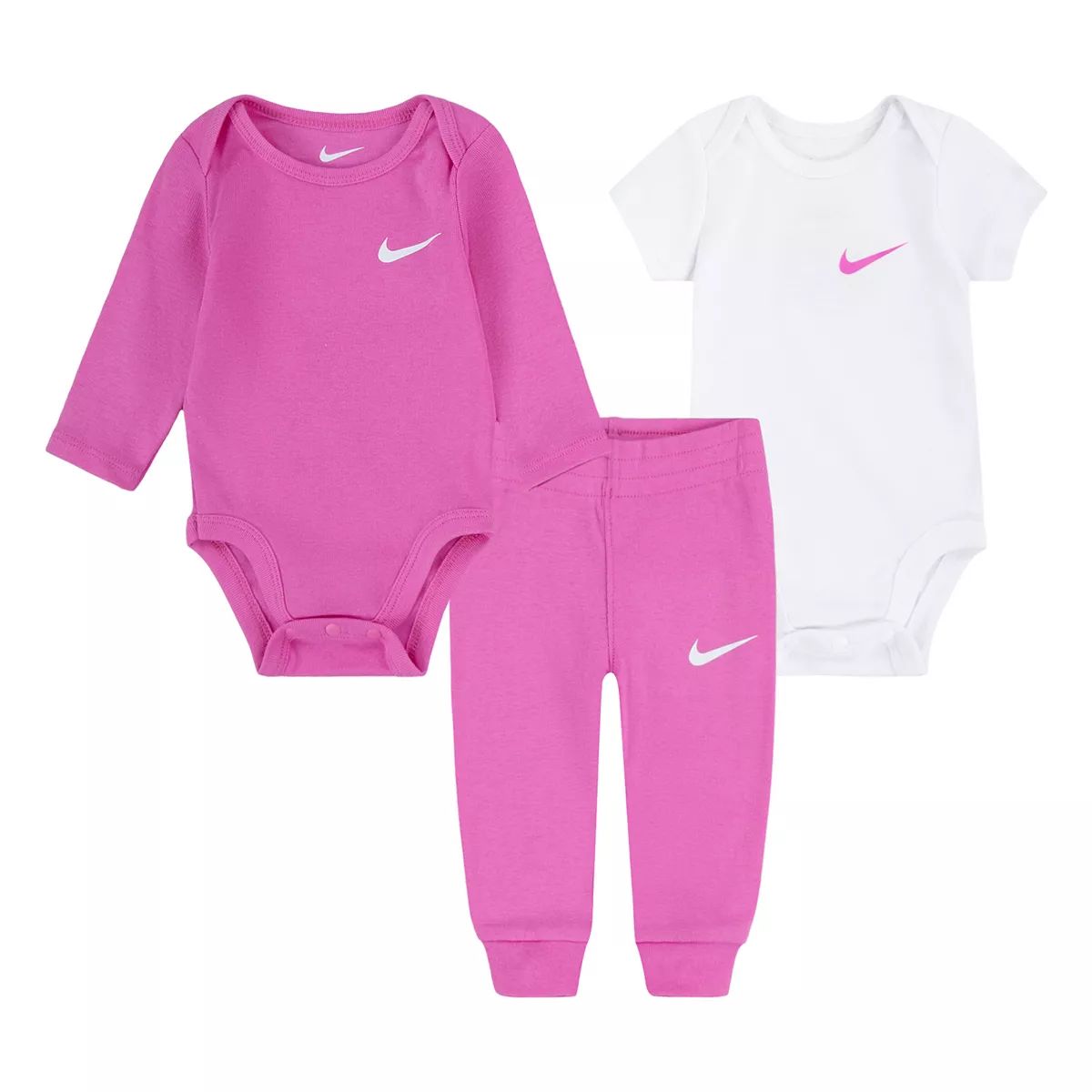 Baby Nike Bodysuits and Pants 3 Piece Set | Kohl's