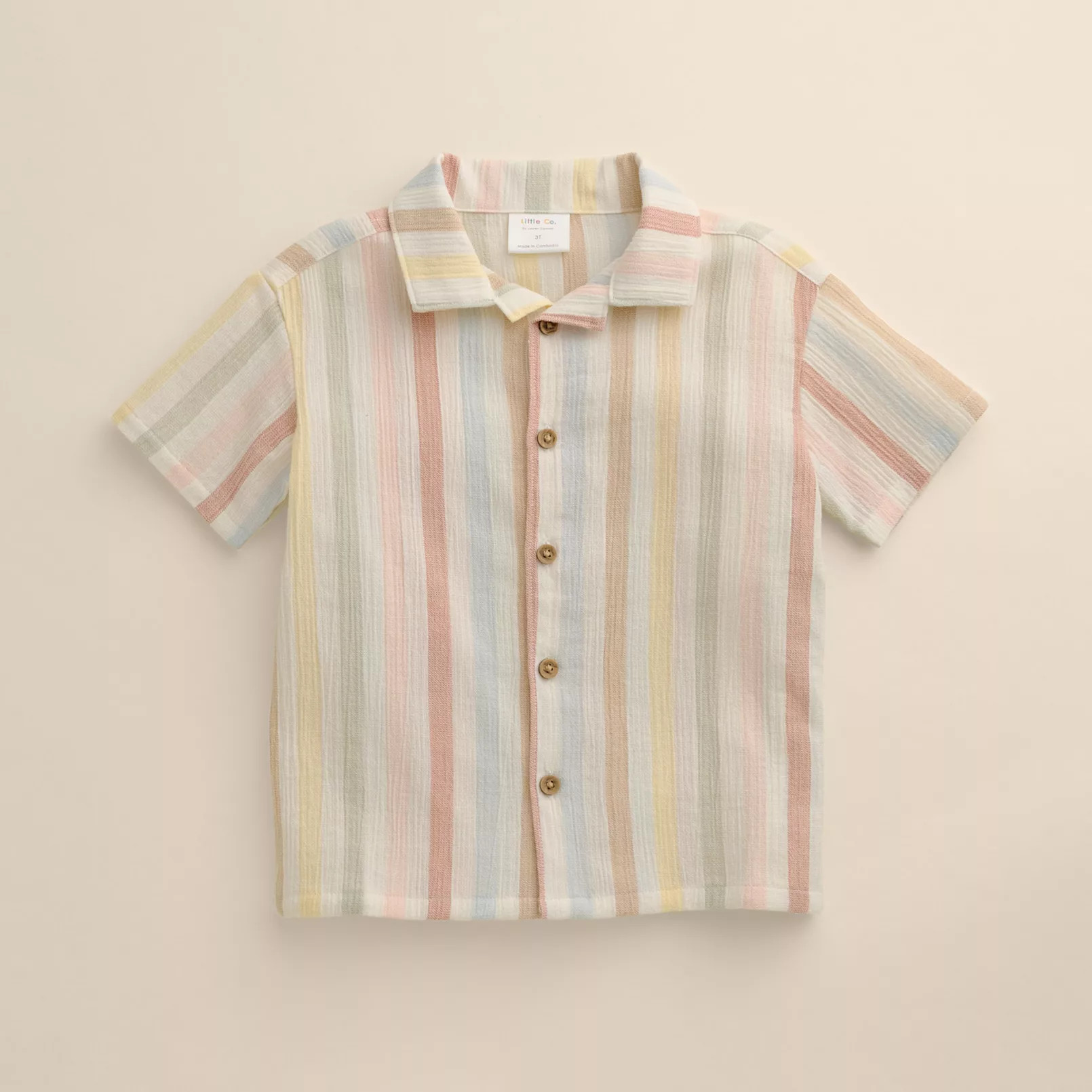 Kids 4-12 Little Co. by Lauren Conrad Short Sleeve Resort Shirt | Kohl's