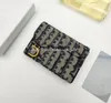 2021 Famous Printing Embroidery Cardholder Women D Card Holders Designer Leather Canvas Luxury Pr... | DHGate
