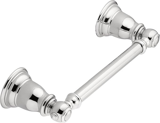 Moen Kingsley Chrome Traditional Double Post Pivoting Bathroom Toilet Paper Holder, Wall Mounted ... | Amazon (US)