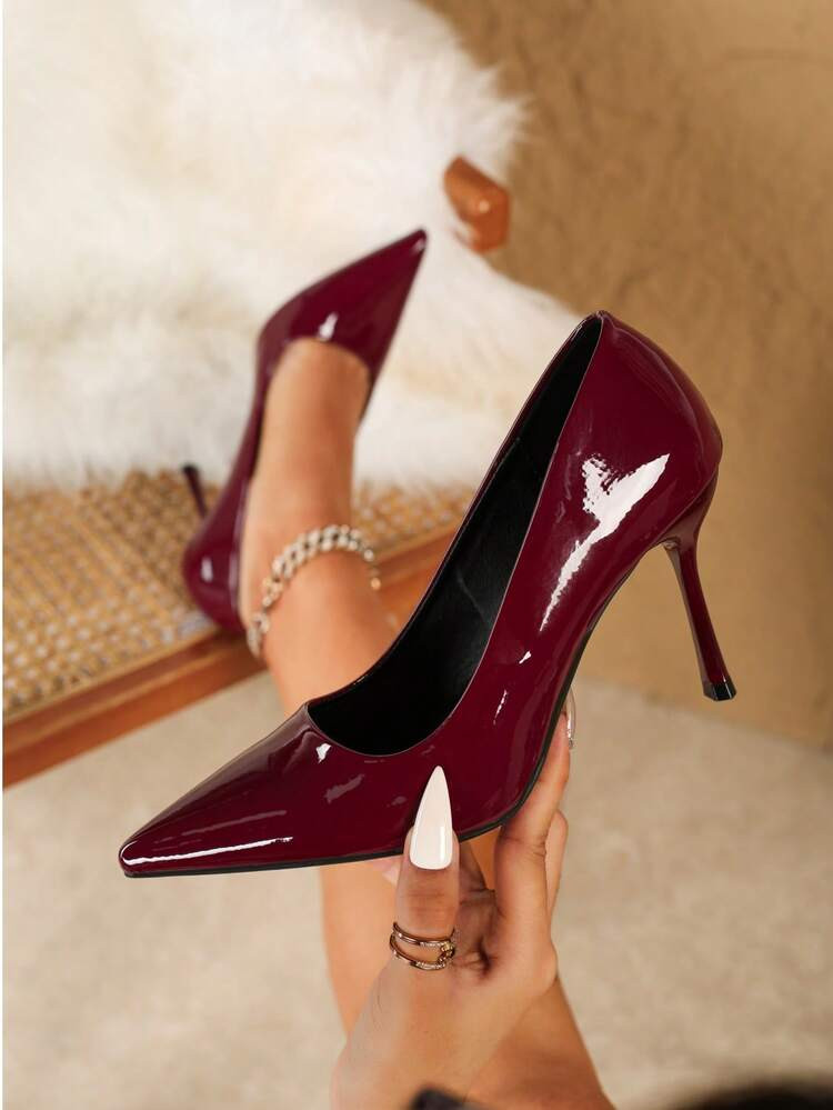 Buscar Tacones burgundy | SHEIN USA | SHEIN