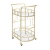 Click for more info about Better Homes & Gardens Fitzgerald Gold Metal Bar Cart - Walmart.com