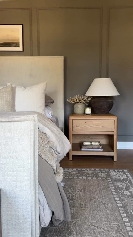 One of my favorite splurge-worthy nightstands! A beautiful light wood finish, high-quality, functional while still allowing space for styling, and the subtle curves are timeless.

#LTKHome