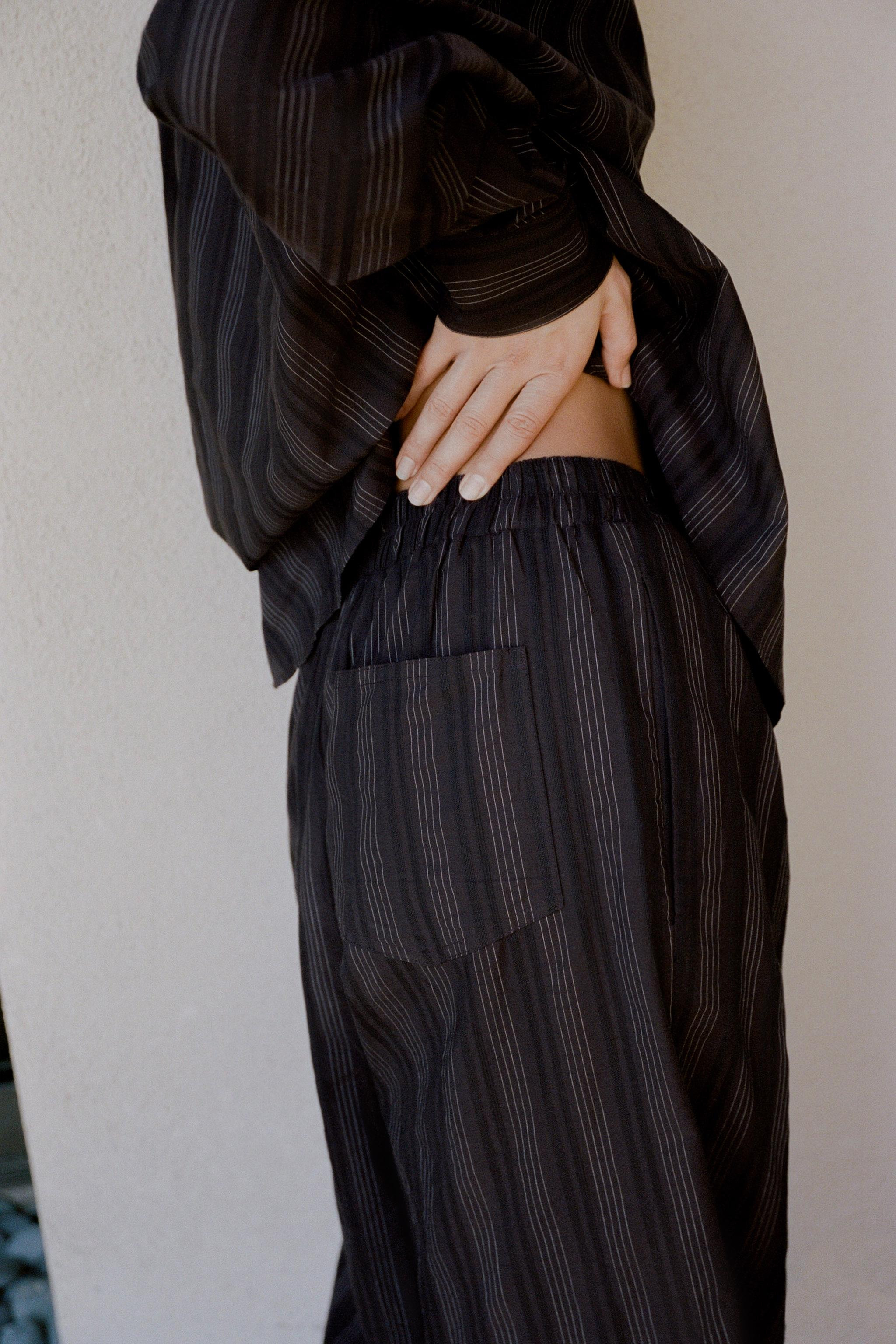 STRIPED PAJAMA PANTS | Zara US