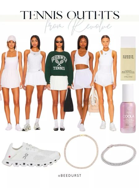 Tennis outfits, activewear, sneakers, tennis shoes, summer outfit, white dress, travel outfit, tennis bracelet, tennis necklace, probiotic sunscreen, mineral sunscreen, tennis skirt, tennis dress, white activewear, white gym outfit, workout dress, workout tank, yoga outfitt

#LTKActive #LTKStyleTip #LTKFitness