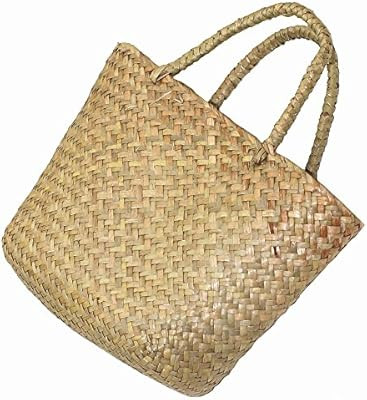 Model Worker Women's Classic Straw Summer Beach Sea Shoulder Bag Handbag Tote(Small) | Amazon (US)