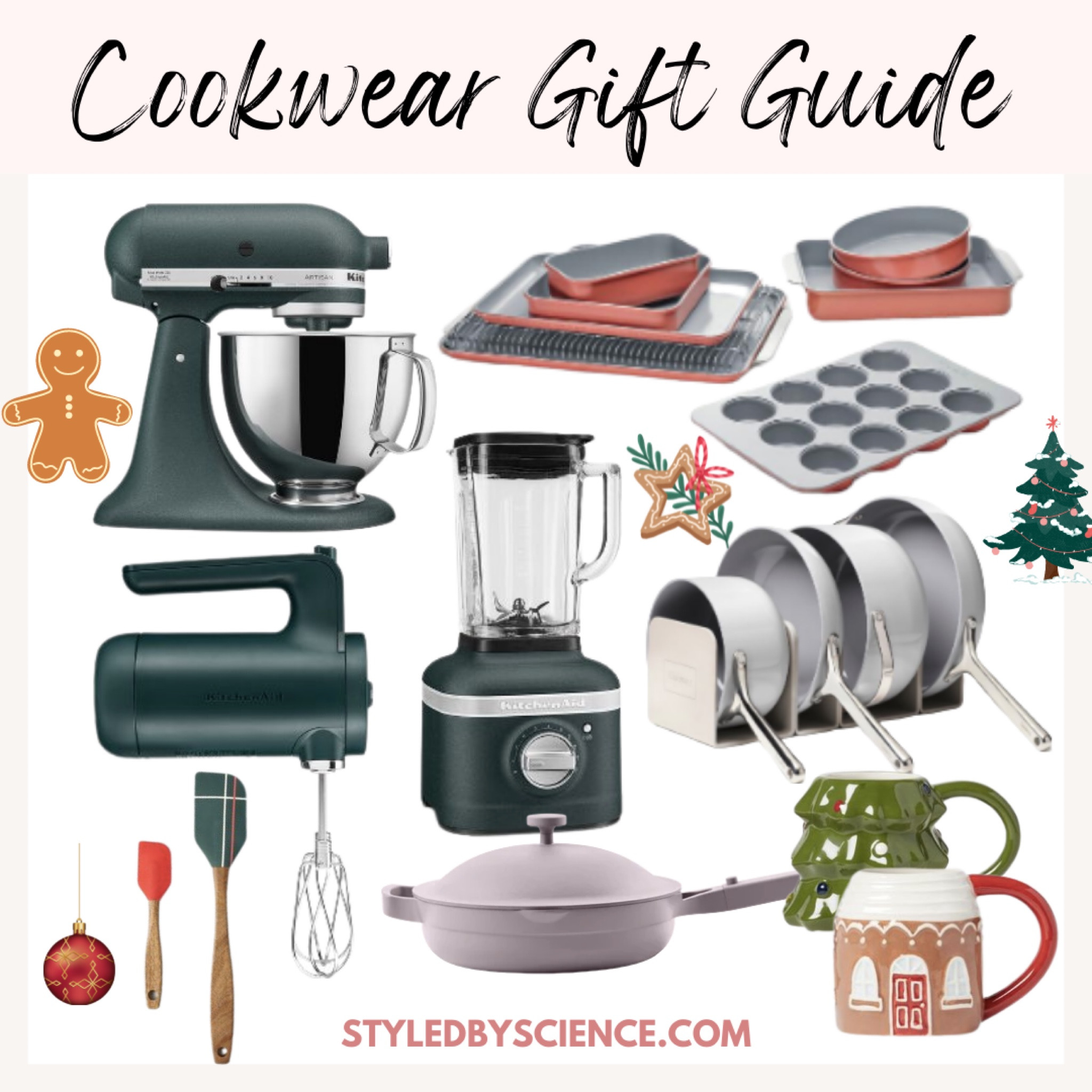 Christmas mug, snowman mug, gingerbread mug, Christmas tree mug, festive cookware gifts, gifts for the chef, gifts for the host, kitchen aid stand mixer, hand mixer, baking set, cookware pots & pans set, spatulas, non-stick ceramic cookware, baking sheet pans 

#LTKHoliday #LTKhome #LTKSeasonal