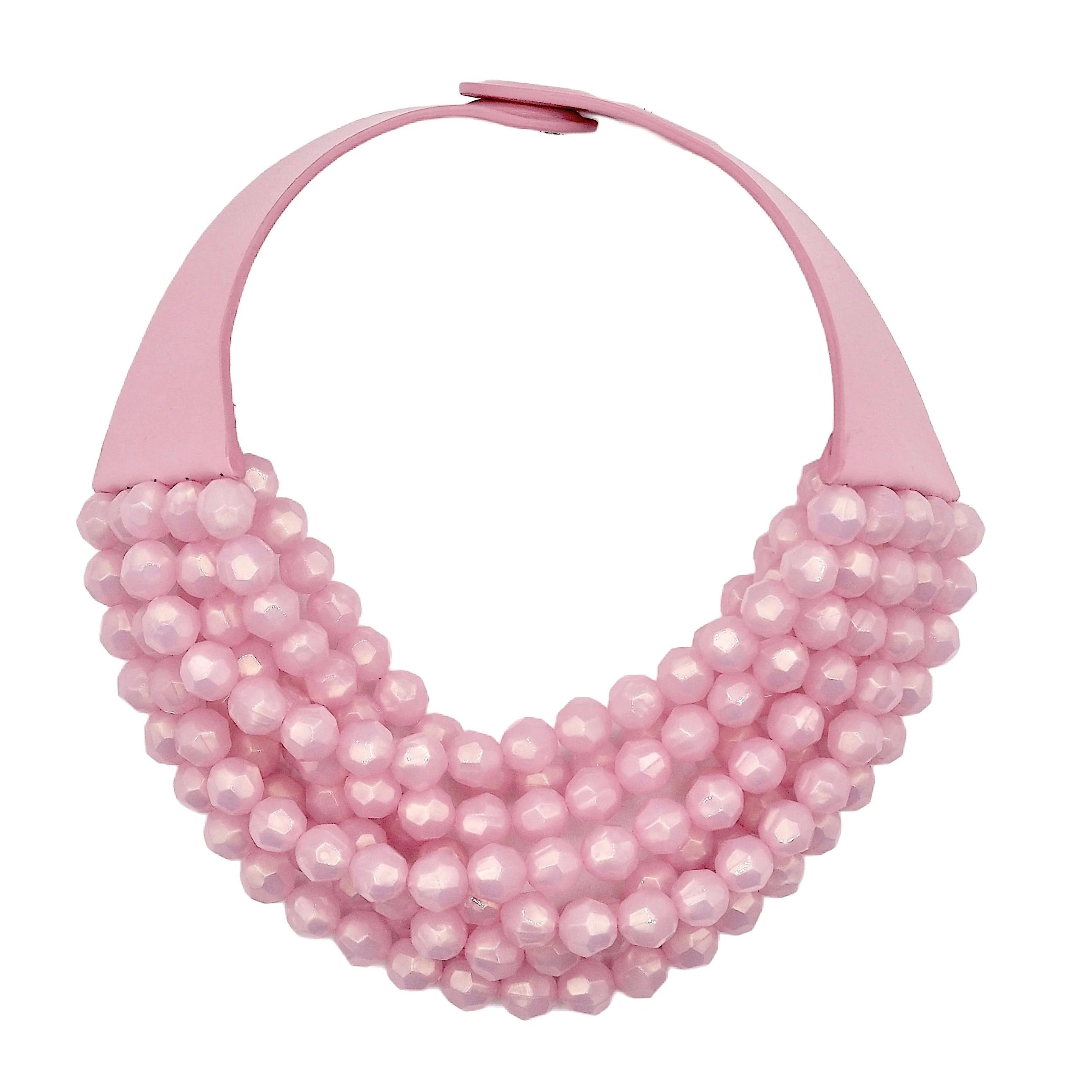 Bella Pearlized Rose Pink Necklace | Fairchild Baldwin