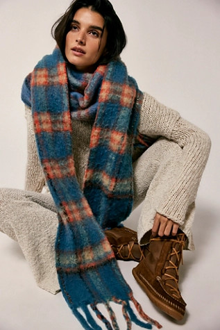 Highland Plaid Skinny Scarf | Free People (Global - UK&FR Excluded)