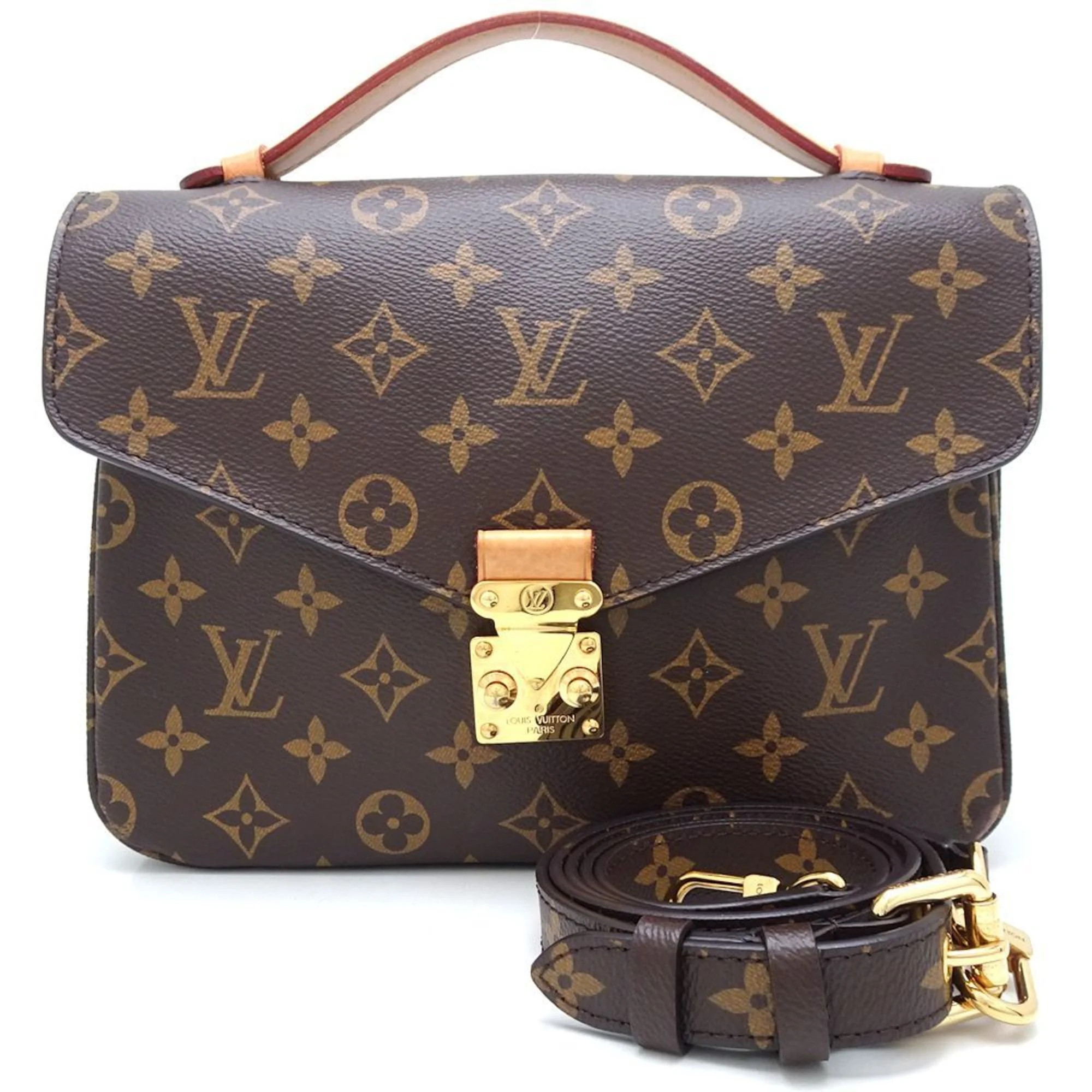 Pre-Owned LOUIS VUITTON Louis Vuitton Monogram Pochette Metis MM M44875 2Way Bag Brown 351400 (Fa... | Walmart (US)