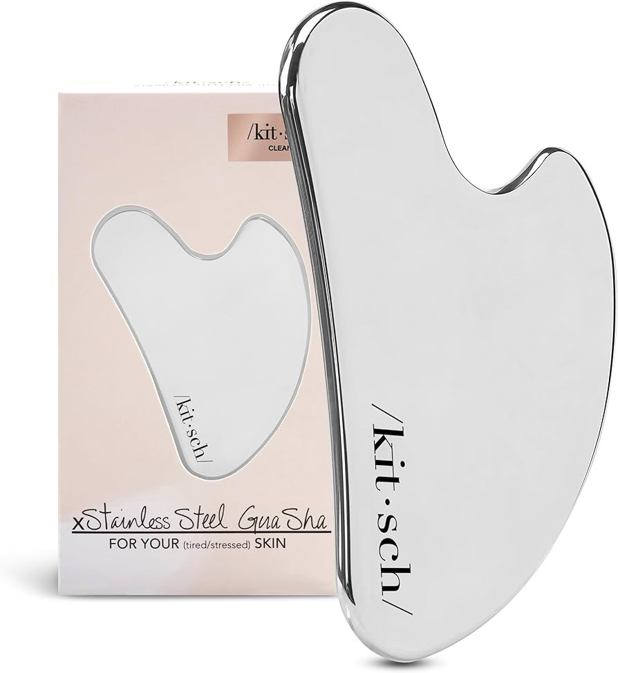 Kitsch Stainless Steel Gua Sha Facial Tools, Lymphatic Drainage Massager for Face, Chin & Jawline... | Amazon (US)